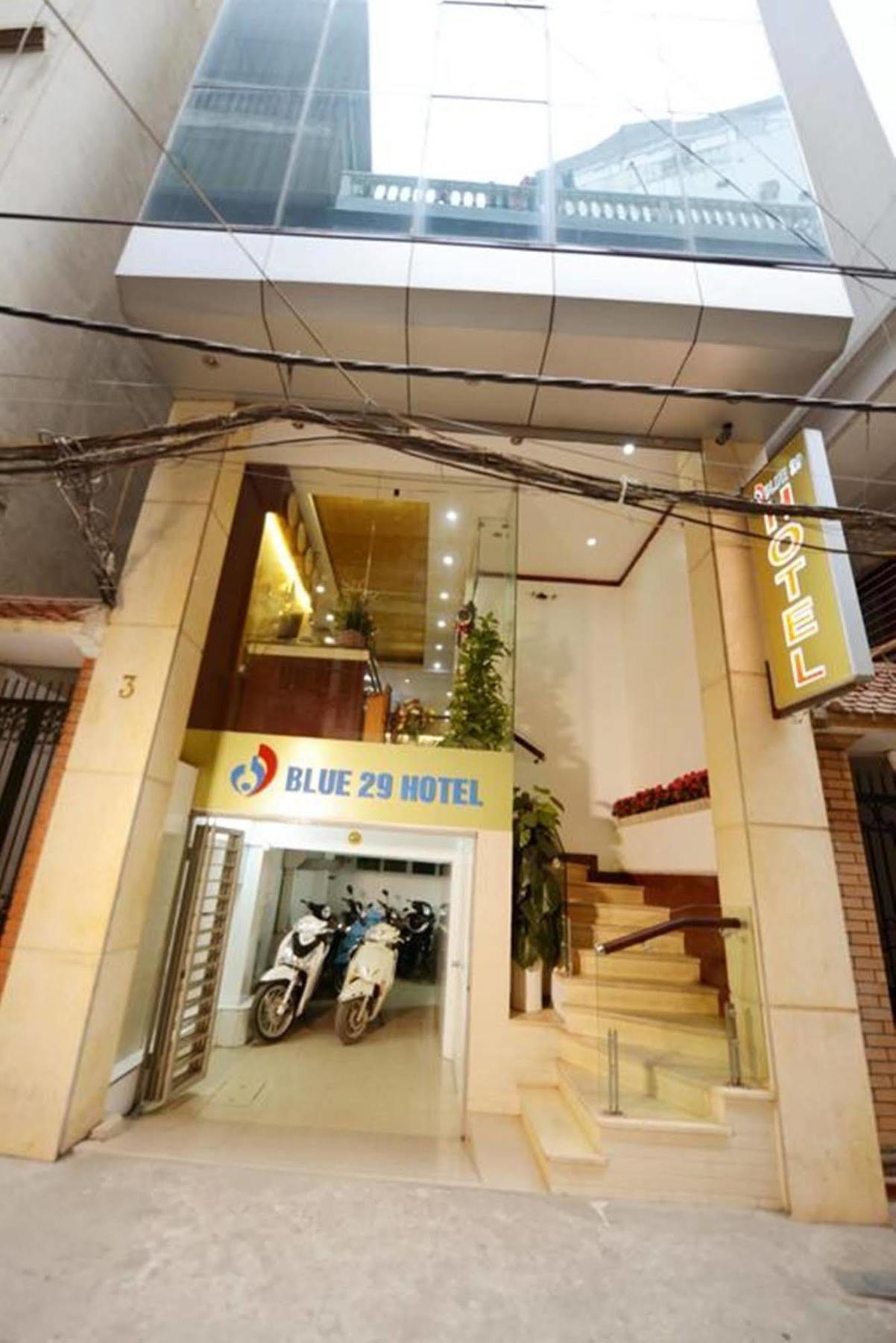 Blue 29 Hotel Hanoi Bagian luar foto